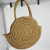 Factory Wholesale New Straw Bag Simple round One Shoulder Woven Bag Beach Bag Fashion Women's Bag Straw Bag