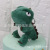Tyrannosaurus Cake Decorative Dinosaur Tyrannosaurus Net Red Style Green Tyrannosaurus Plush Doll Toy Cake Plug-in