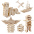 Kindergarten Construction Area Original Wooden Assembling Changeable Building Blocks the Construction Zone Early Childhood Education Baby Toys 3-7 Years Old