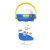 Starry Water Cup Large Capacity No-Spill Cup Cup with Straw Baby Kettle Portable Sippy Cup Baby Big Belly Cup