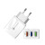 3usb Fast Charge Qc3.0 Mobile Phone Fast Charger 5v3.5a 9V/12V Multi-Port Power Adapter Europe and America.