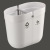 W15-2330 Wet And Dry Classification Trash Can Nordic Color Plastic Without Cover Oval Garbage Box Kitchen Sundries Organizing Bucket
