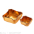 Double-Sided Gold and Silver Square Support 4.2*4.2*2.5cm Cake Paper Tray Cake Cup Cake Paper Cups