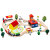 Uncle Xiaolin 70 Pieces Wooden Rail Car Traffic Cognition Fishing Early Childhood Educational Toys Building Blocks Assembled Track