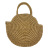 Factory Wholesale New Straw Bag Simple round One Shoulder Woven Bag Beach Bag Fashion Women's Bag Straw Bag