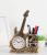 Factory Direct Sales Retro Guitar Modeling Alarm Clock with Pen Holder Creative Desktop Decoration Multi-Purpose Alarm Clock
