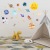 New Cartoon Luminous Planet Astronaut Children's Room Luminous Decorative Creative Wall Stickers