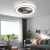 Acrylic Transparent Body Fan Lamp Bedroom Living Room Space Suitable Ceiling Lamp Invisible Fan Lamp