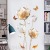3D New PVC Large Flower TV Background Wall Stickers Living Room Wall Room Decoration Dormitory Stickers
