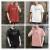 2022 Summer New Men's Short-Sleeved T-shirt Korean Style Loose Fashion Brand Men's Cotton round Neck Half Sleeve Tops Foreign Trade
