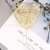 Baking Cake Decoration Net Red New Creative Personality Stars Heart Moon Iron Fashion Ins Cake Inserting Card