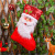 Frangsa Creative Sequins Christmas Stockings Christmas Candy Socks Faceless Elderly Gift Bag Christmas Decorative Ornaments