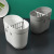 W15-2330 Wet And Dry Classification Trash Can Nordic Color Plastic Without Cover Oval Garbage Box Kitchen Sundries Organizing Bucket
