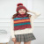 Autumn Winter Korean Woolen Hat Cute Warm Knitted Hat Scarf Two-Piece Set Cycling Cold Protection Wool Hat for Women