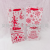 christmas style white cardboard gift bag