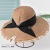 Korean Style Bowknot Broad-Brimmed Hat Lady Sun Protection Hat Knitted Hat Female Burr Breathable Sun Hat Outdoor Travel