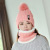 Women's Outdoor Winter Fleece-Lined Thickened B Standard Woolen Cap Warm Ear Protection Fur Ball Scarf Cap Knitted Hat Suit