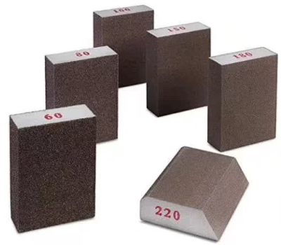 Factory Direct Sales Sanding Sponge Grinding Sponge Elastic Grinding Block Stainless Steel Silicon Carbide Spong Mop