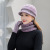 New Winter Mom Style Hat Women's Fleece-Lined Warm Middle-Aged and Elderly Hat Scarf Gloves Three-Piece Suit Riding Windproof