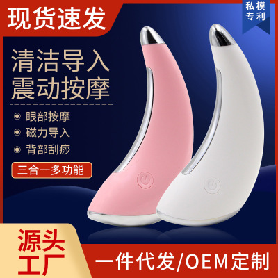 New Charging Ion Import Instrument Beauty Gua Sha Scraping Massager Home Face Quantum Sr Beautification Tool Factory in Stock