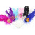 Beautiful Swan Big Feather Flower Curling Multi-Color Feather Decoration Fresh Cake Decoration Card Inserts