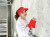 Women's Winter Woolen Hat Air Top Letter Fashion Student Air Top Hat Warm Leisure Korean Hat Gloves