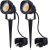 Led Pin Light Outdoor Tree Lamp 5 LEDs Ground Plug Light Spotlight Chassis Lawn Landscape Projection Light