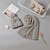 2020 Autumn and Winter Thickened Woolen Cap Korean Style Fleece-Lined Scarf Hat Two-Piece Fashion Casual Knitted Hat