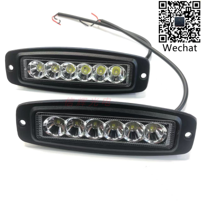 18W Spotlight off-Road Vehicle Retrofit Lights Work Light Headlight Car Spotlight with Edge Interior Recessed Light