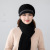 New Winter Mom Style Hat Women's Fleece-Lined Warm Middle-Aged and Elderly Hat Scarf Gloves Set Riding Windproof All-Matching