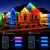 Full Color Flood Light RGB Bluetooth Wall Washer Led Mobile Phone App Remote Control Floodlight