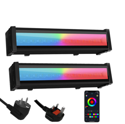 New RGB Smart Bluetooth 30W Color Flood Light RF Wireless RF Remote Control RGBW Floodlight