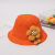 Children's Hat Summer Sun-Proof Travel Beach Big Brim Baby Girl Bucket Hat Handmade Three-Dimensional Flower New Style Fisherman Hat