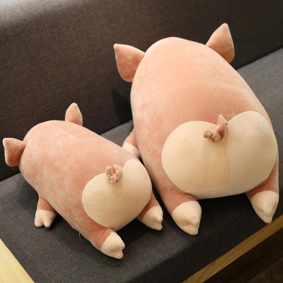 Foreign Trade Manufacturers Customize Plush Lying Pig Doll Toys Doll Pillow Bed Sleeping Pillow Doll Doll