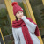 2020 Autumn and Winter Thickened Woolen Cap Korean Style Fleece-Lined Scarf Hat Two-Piece Fashion Casual Knitted Hat