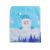 Christmas Light-Emitting Chair Cover Christmas Blue Old Man Snowman Chair Cover Christmas Restaurant Table and Chair Cover