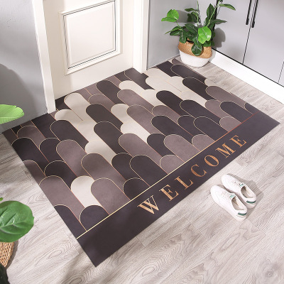 DIY New Nordic Style PVC Leather Door Mat Floor Mat Door Mat Support Cut at Random Custom Size