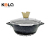 12-Piece Wood Grain Cover Beads Pot Set Non-Stick Pan an Aluminum Pot Soup Pot Frying Pan Casserole