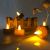 LED Candle Light Halloween Atmosphere Spider Web Candle Light Decorative Small Tea Light