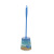 F14-2033 Toilet Brush Practical Cleaning Supplies Lengthened Handle Brush with Base Toilet Cleaning Brush Set