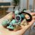 New Korean Style Dongdaemun Candy Color round Beads Ball Hair Band Rubber Band Triangle Pearl Women's Simple Hair Ring Headband