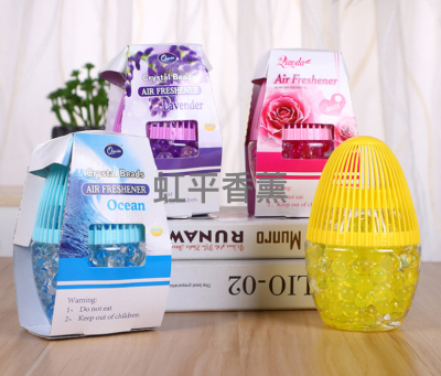 Egg-Shaped Aromatic Beads Aromatic Deodorant Air Freshener, Crystal Aromatic Beads Solid Air Freshener Air Freshener