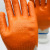 LaTeX 7-Pin Large Board Gloves PVC White Yarn Oil-Resistant Wear-Resistant Non-Slip Glossy Flat Glue Labor Protection Gloves Wholesale