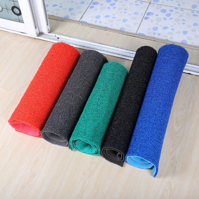 Shida in Stock Wholesale Dust Mat Bathroom Kitchen Mat PVC Spinning Coil Export Floor Mat Can Be Customized