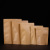 Factory Direct Sales Kraft Paper Zipper Ziplock Bag Tea Foil Self-Supporting Envelope Bag Dried Fruit Food Packing Bag