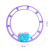 New Cartoon Winding Train Track Clockwork Lollipop Tumbling Track Plastic Children's Novel Creative Toys