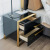 Bedroom Bedside Table Light Luxury and Simplicity Modern Creative Metal Corner Table Storage Cabinet Bedside Drawer Locker