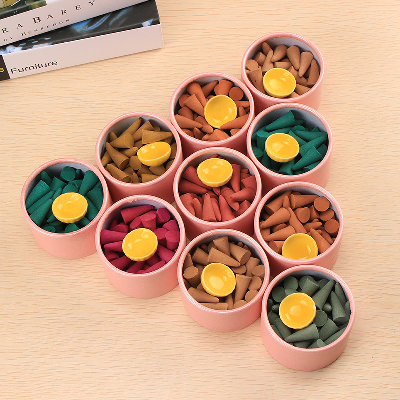 朗芬新品泰国塔香香薰 家用锥型香味薰香宝塔香批发35粒左右每盒