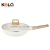 10-Piece Wood Grain an Aluminum Pot Non-Stick Casserole Soup Pot Milk Pot Frying Pan