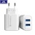 2usb Mobile Phone Fast Charger 2.4A Home Charger Wall Plug Dual USB Power Adapter European Standard American Standard.